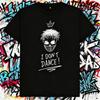 2025 Summer I Don't Dance Hip-hop Pattern T-shirt for Men and Women Pure Cotton Printed Large-sized Casual Breathable T-shirt