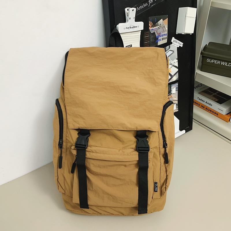 Однотонная школьная сумка для школьников — фото 13