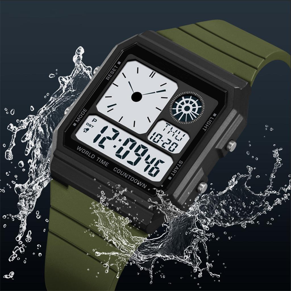 Fashion Sports Summer Time Male Female Students Waterproof Outdoor Simulated Pointer Electronic Watch Reloj Hombre