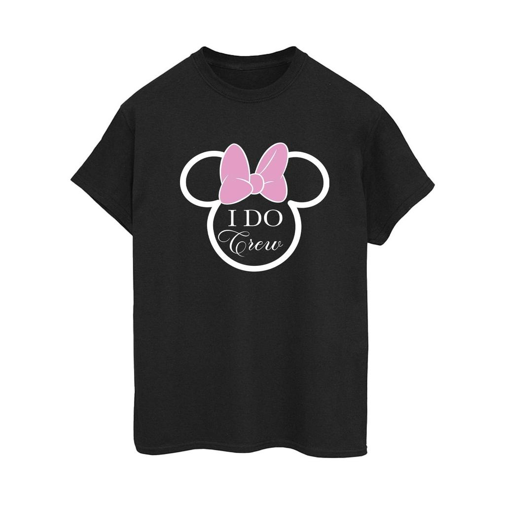 Disney Womens/Ladies I Do Crew Minnie Mouse Cotton Boyfriend T-Shirt