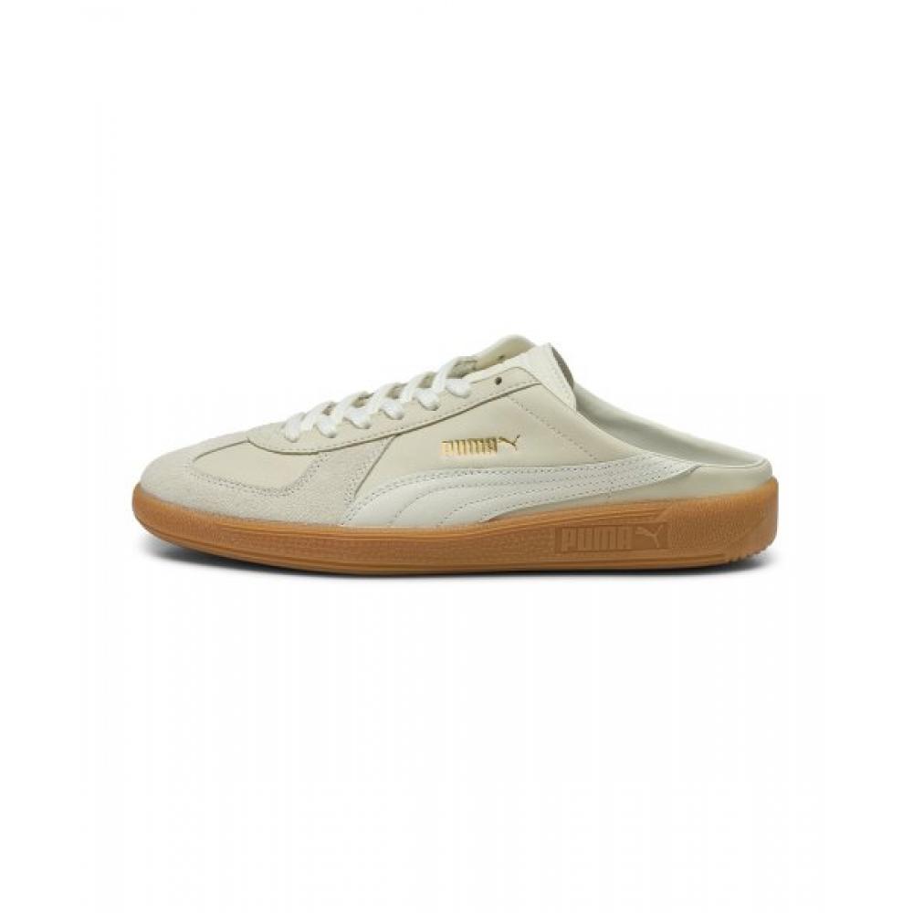 

PUMA Puma Army Trainer Mules Ivory Light Grey Black 387824 02