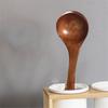 Large Wood Soup Ladle Long Handle for Serving Hot Pot Ramen Porridge Kitchen Cooking Spoon Wooden Ladle