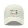 [Rbt Baseball Cap] Unisex Adult Adjustable Breathable Lightweight Casual Daily Wear Printed Letter Cap - Soft Fabric Curved Brim Hat For Gift