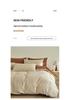 Elegant 3D Jacquard Cotton 4-Piece Bedding Set for Dorms