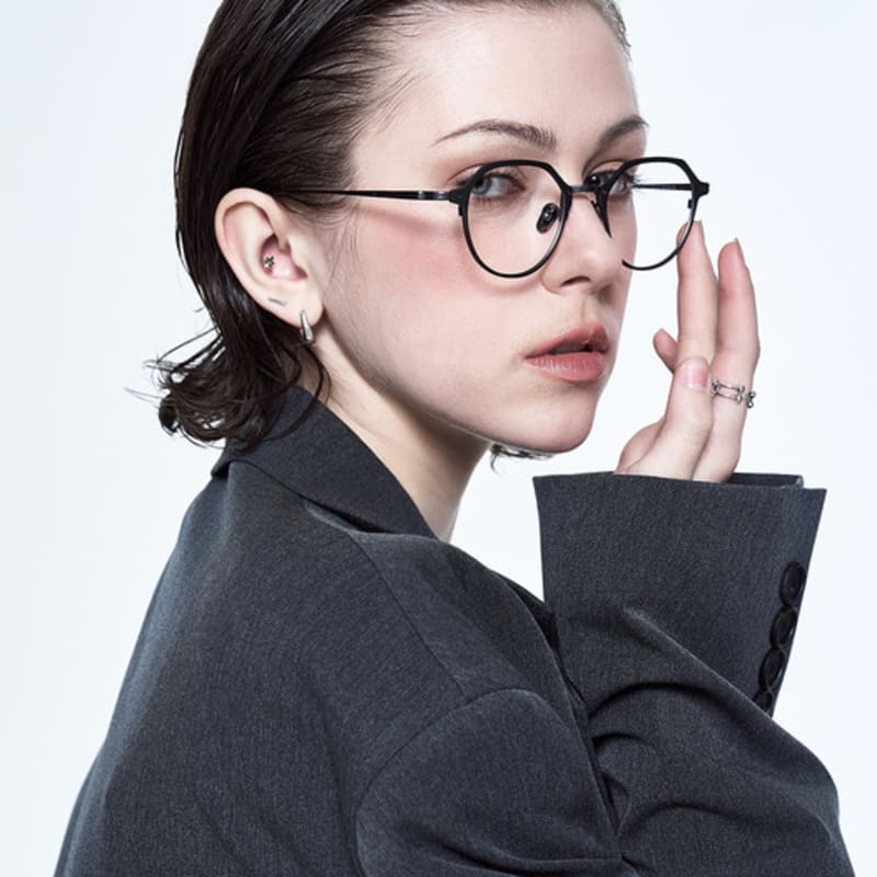 MATTEPUZ MP-09 Titanium Glasses DARKSILVER