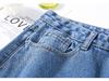 Women's Plus Size High-Waisted A-Line Denim Shorts - Summer Casual, Mid-Length, Loose Fit, Wide-Leg.