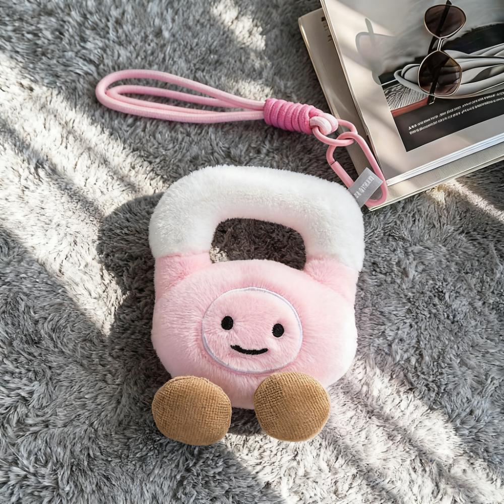 Činka Kettlebell Činka Kotouč Plyšový Plněný Sáček Klíčenka Hračka Roztomilá Měkká Panenka Kawaii Kluci Dívky Děti Dekorace Batohu Dárky