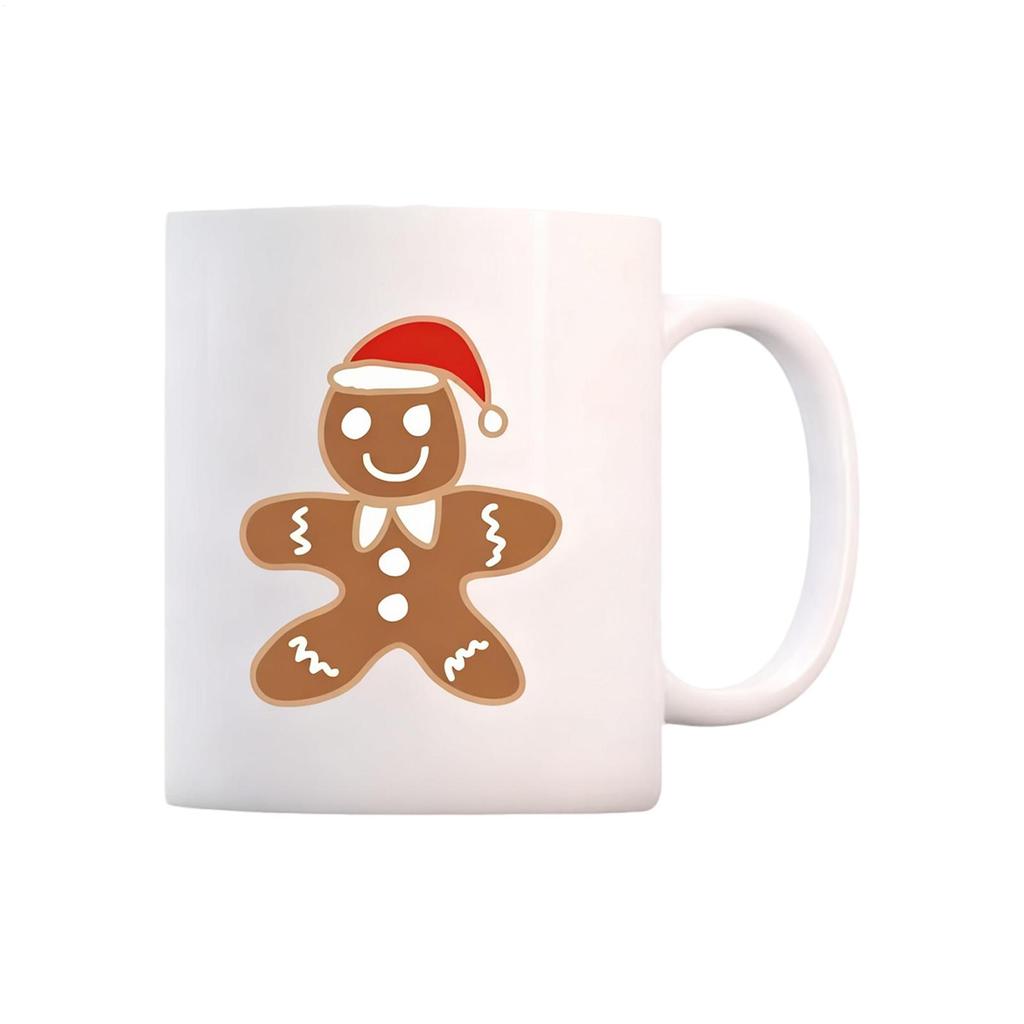 Gingerbread Man Mug Microwave Safe Funny Festive Christmas Drinking Cup Gingerbread Man Christmas Coffee Mug For Hot Chocolate