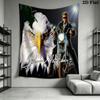 Johnny Hallyday Musical Legend Tapestry Fashion Print Background Cloth Background Wall Hanging Cloth Work Of Art Atmospheric Background Cloth
