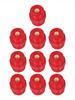 10 stuks Rode Busbar Isolatoren SM-30 M6 Hoge Sterkte Polyester Afstandhouders Isolatoren Busbar Isolator Laagspanning Hoge Sterkte Isola