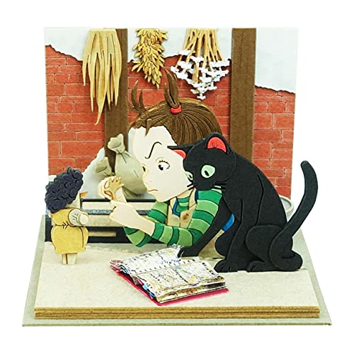 Серия миниатюр Sankei Studio Ghibli: Уховертка и ведьма: Контратака против Беллы Яги Бумажное моделирование MP07-128