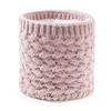 Winter Neckerchief Soft Windproof Fabric Velvet Lining Thickened Knitting Scarf Cold Weather Neck Warmer