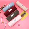 Korean Corduroy Pencil Case - Creative, Simple Stationery Bag for Students