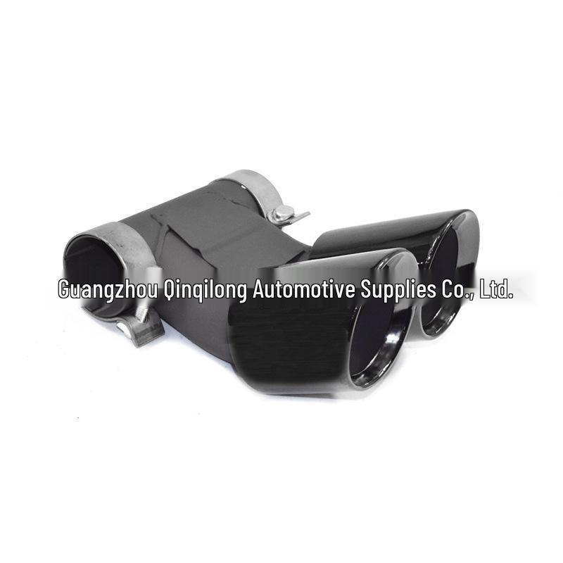 Țeavă de eșapament neagră cu ieșire dublă pentru Porsche 718 Boxster/Cayman 981 GTS Modificare eșapament