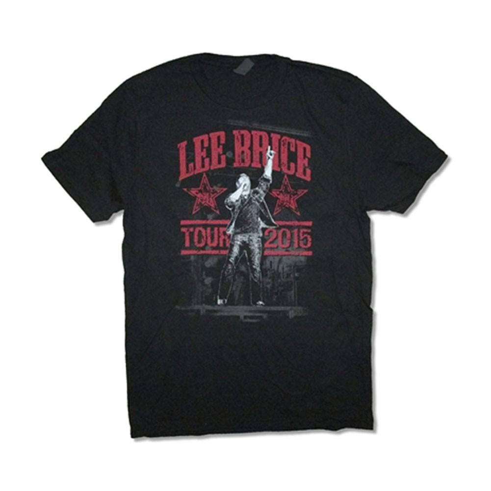 Men s Lee Brice Fall Tour 2015 T-shirt Large Black S