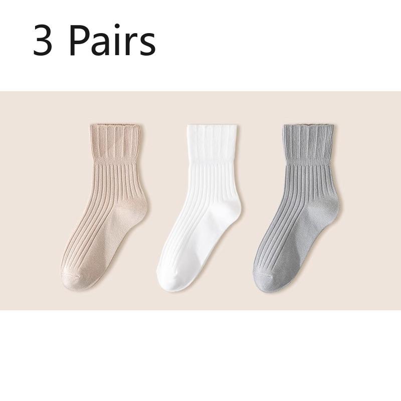 

3 пары послеродовых носков для женщин, весенне-осенние из чистого хлопка, свободные, летние тонкие, свободные и бесшовные носки для беременных 3 pairs