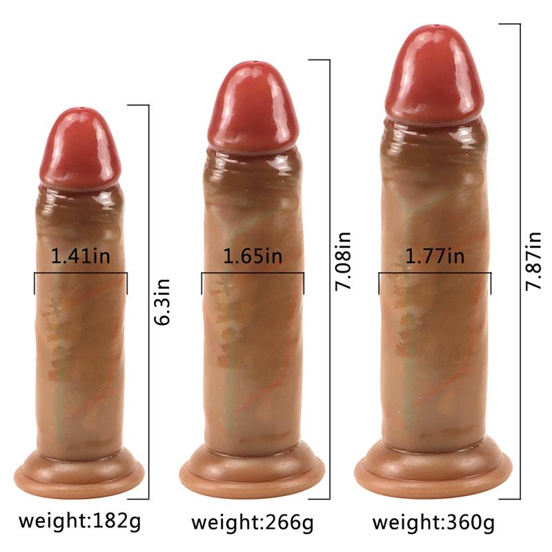 Kann die Vorhaut manuell weichen Simulationsdildo weibliches Masturbationsgerät für Erwachsene schieben