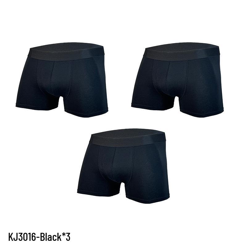 Breathable Cotton Boxer Briefs for Teen Boys - Solid Colors and Plus Sizes