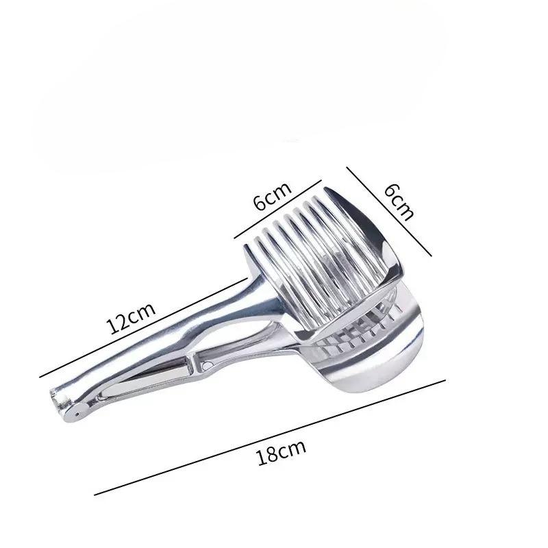 1PC Zinc Alloy Lemon Slicer Handheld Orange Lemon Slicer Tomato Cutting Tools Fruit Onion Slicer Kichen Accessories