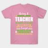 T Shirt Women Funny Educators T Shirt Being A Teacher Is Easy Harajuku Print Kawaii Tshirt Summer Short Sleeve Female T-Shirt Top Tee