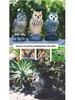 Cross-Border Owl: Outdoor Bird-Scaring, Rodent-Repelling Resin Ornament with Head Movement