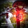 Bright USB-C Rechargeable Waterproof Bicycle Light Set with Aluminum Front and Rear Lights