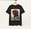 Godzilla Great Wave TShirt King of the Monsters Retro Vintage Shirt Unisex T-Shirt