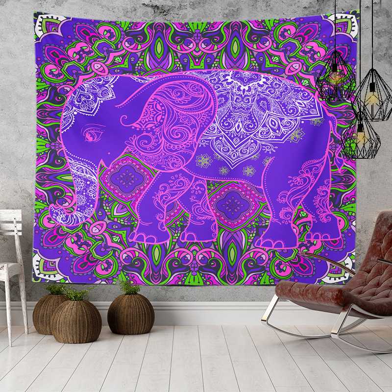 Boho Lace Wall Blanket Cloth Home Decor Decor Mandala Elephant Wall Hanging Tapestry