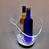 Illuminated Ice Buckets Transparent Beverage Tub with Glowing LED Champagne Container Beverages Chiller for Parties