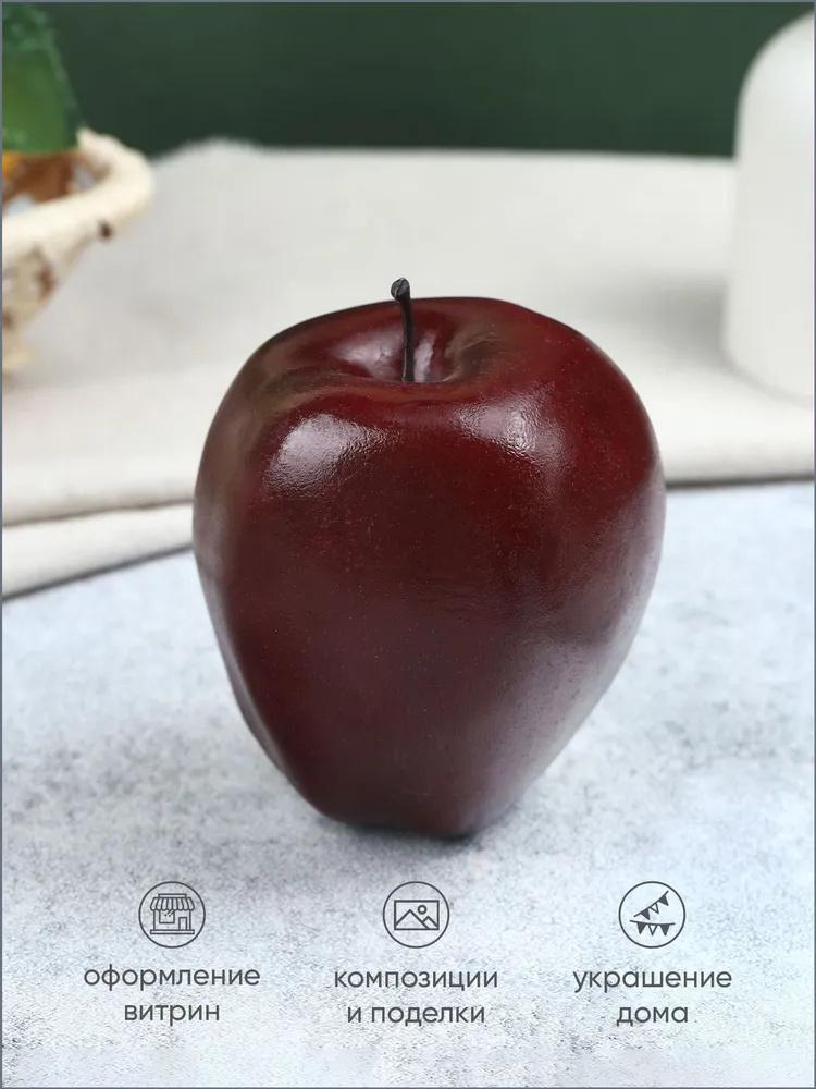 Artificial Realistic Apple Fruit Replica Decorative Prop for Home Kitchen Table Display or Photography Use with Durable Material and Natural Shape