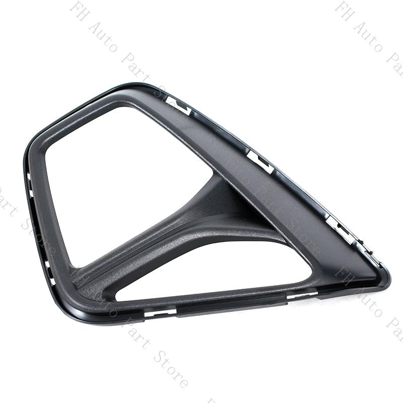 Matte Black Front Bumper Fog Lamp Daytime Light Trim Cover Frame Grille Lid Bezel Hood For Chevrolet Blazer