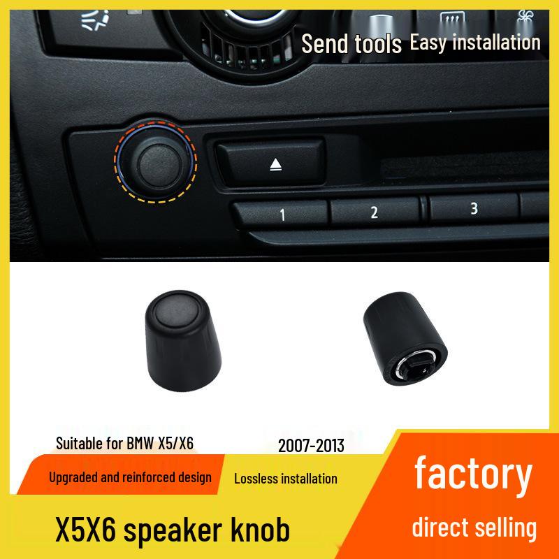 Buton audio compatibil pentru BMW X5/X6 E70/E71 Reglare volum player CD