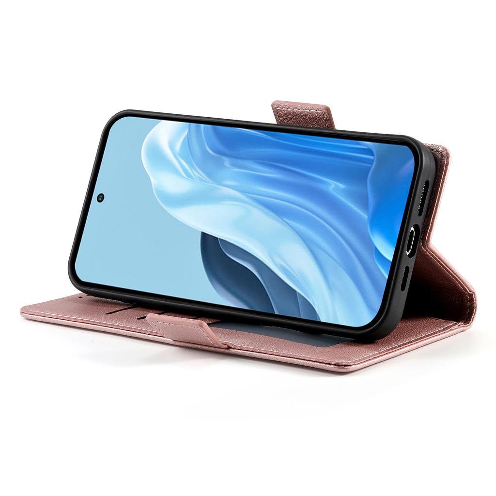 DF-010 Für Samsung Galaxy M35 5G Ständerhülle PU Leder Brieftasche Handyhülle