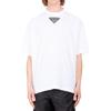 PRADA T-Shirts Men's White Crew Neck Moderate UJN838-12H4-F0009