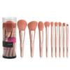 9PCS Makeup Brushes Soft Fluffy for Cosmetics Foundation Rouge Powder Eyeshadow Loose Powder Brushs Blending Makeup Brush Set
