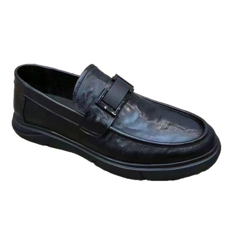 Men's 2026 Breathable Leather Business Casual Slip-On Loafers