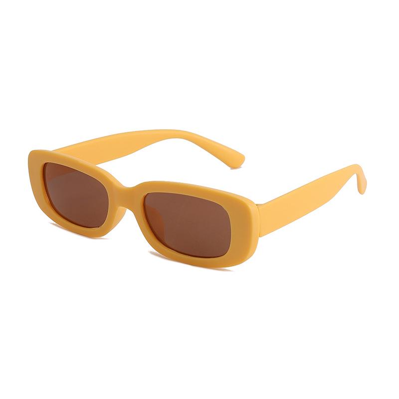 European & American Retro Square Frame Children's UV Protection Sunglasses