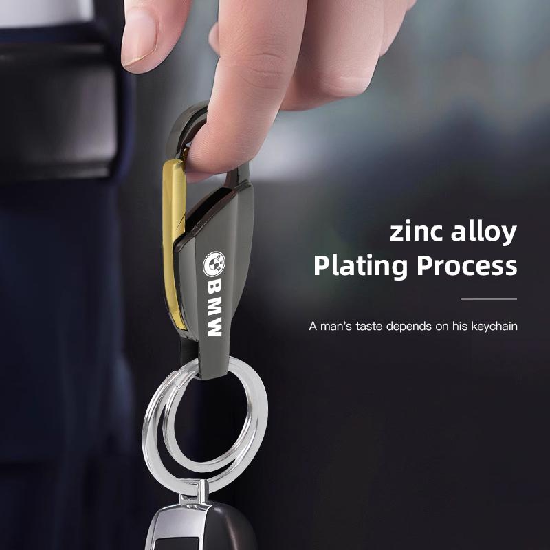 1pcs Zinc Alloy Keychain Car Logo Keychain Accessories For BMW X1 X2 X3 X5 X4 X6 X7 iX3 F20 F10 F07 E70 E46 E90 E92 E60 E39 pdzp71