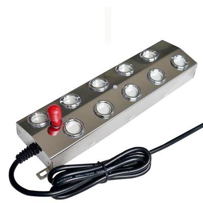 Nebulizzatore a 10/12 teste DC48V in acciaio inossidabile Umidificatore d'aria Serra Aeromist Idroponica