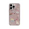 ins cartoon graffiti puppy cat application apple 15pro max mobile phone case iphone17 lanyard 11 soft 16