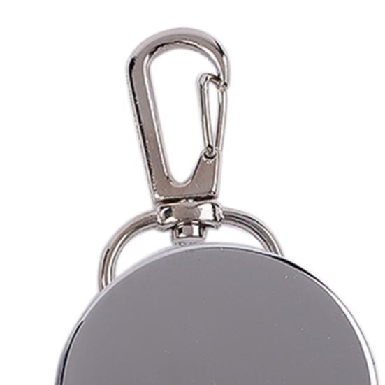 Retractable Steel Wire Keychain Return Clip Key Ring Holder Camping Travel Tool