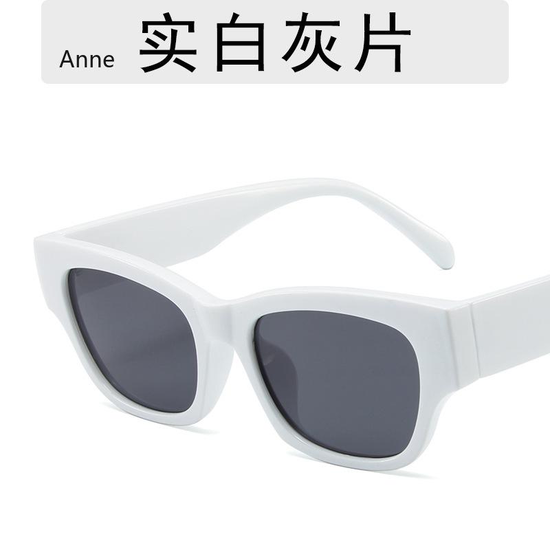 Vintage Gray Square Women Sunglasses   Black Frame Sun Glasses Men Rectangle Shades Eyewear Female Sunnies Oculos UV400