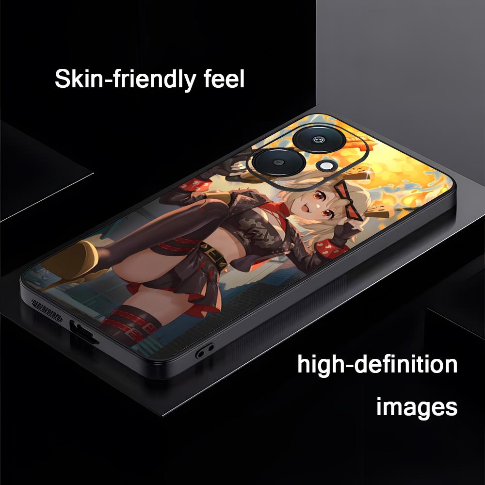 Zenless Zone Zero Burnice Whita Phone Case For Xiaomi Redmi 14C 13C 12C Note14 13 12 11 10 Pro Plus S Soft Black Phone Cover Redmi Note 13 5G