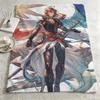 Game G-Granblue Fantasy-y Throw Warm Soft Flannel Blanket, Multi-use for Sofa Bed Camping Travel Nap