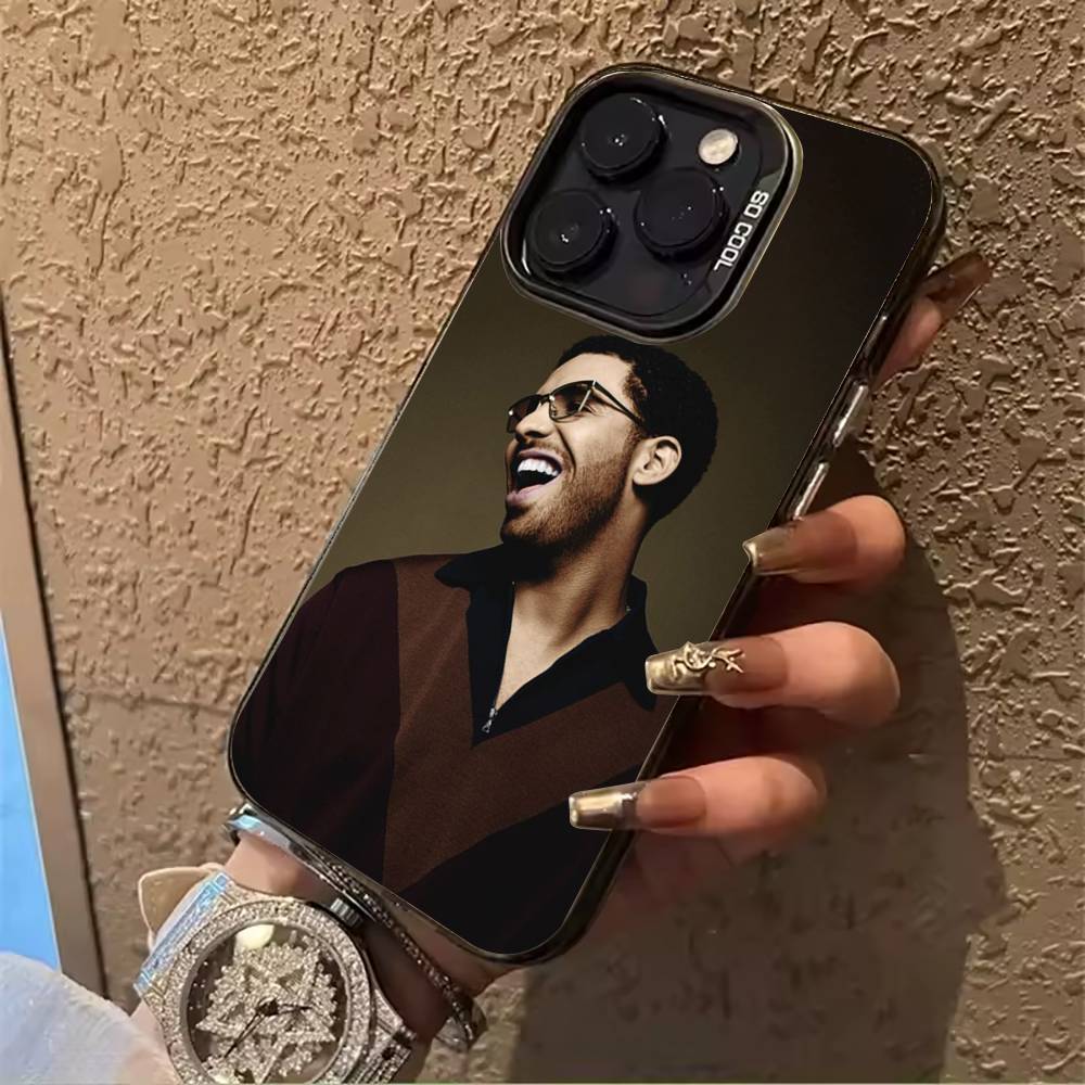 rapper-Drake Phone Case For IPhone17  16 11 12 13 14 15 16 Pro Max Plus Cover Colored Silver Funda Bumber