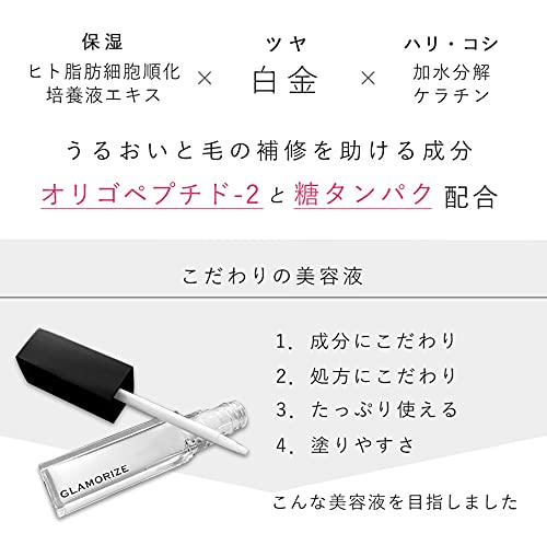 GLAMORIZE Eyelash GR Serum (Single Item) - Moisturizing Eyelash Coating Serum for Eyelash Extensions