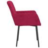 Dining Chairs 2 Pcs Burgundy Velvet