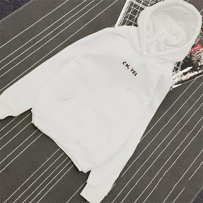 Hooded sweater women's autumn and winter new Korean version tide college bf style loose student velvet ulzzang pullover
