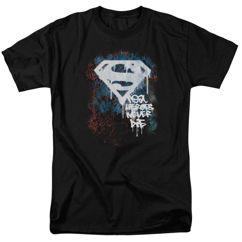 

Superman Real Heroes Never Die T-Shirt - Regular or Tank - to 6X 3XL