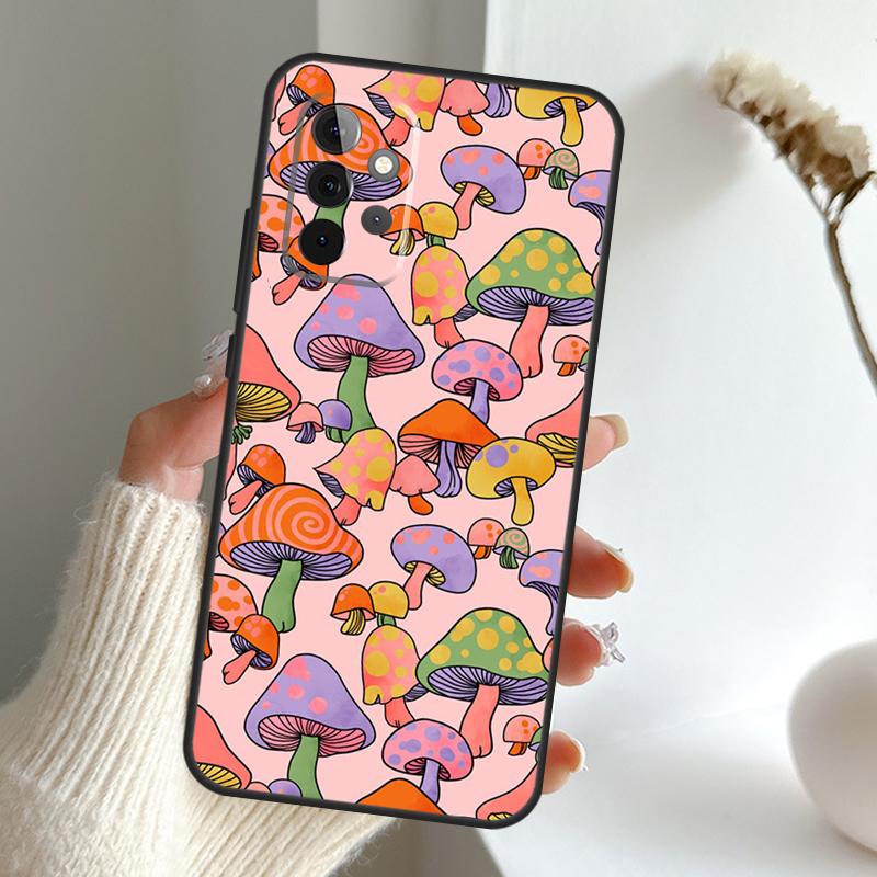 retro Groovy hippie boho rainbow Case For Samsung Galaxy A34 A54 A14 A15 A35 A55 A16 A26 A36 A56 A52 A12 A32 A13 A33 A53 A17